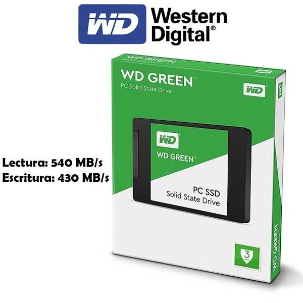Imagen Disco Solido SSD WD 480gb Green 1