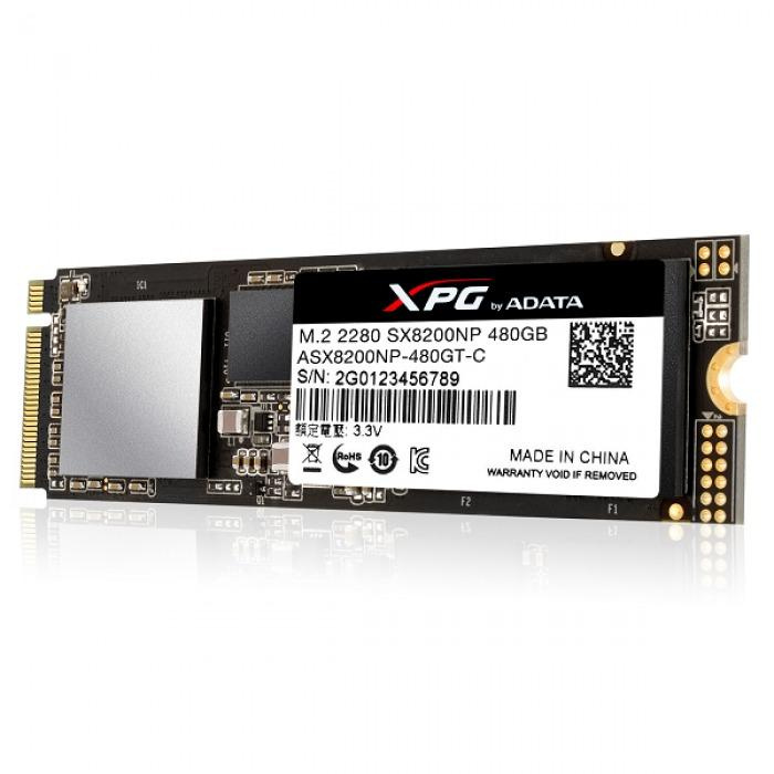 Imagen Disco SSD M.2 480GB NVMe XPG ADATA SX8200 2