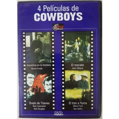 ImagenDVD 4 PELICULAS DE COWBOYS - DVD X 2