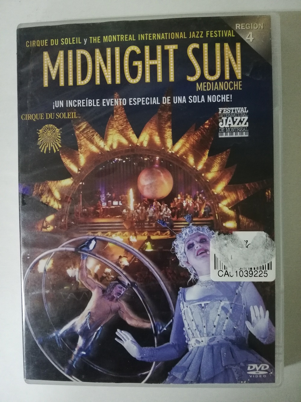 Imagen DVD CIRQUE DU SOLEIL - MIDNIGHT SUN