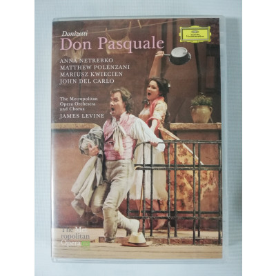 ImagenDVD DONIZETTI - DON PASQUALE - THE METROPOLITAN OPERA ORCHESTRA AND CHORUS CONDUCTED BY JAMES LEVINE