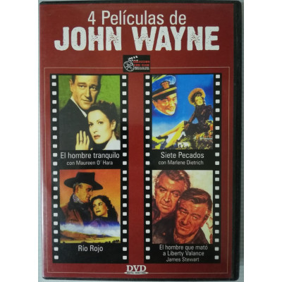ImagenDVD JOHN WAYNE - 4 PELICULAS DE JOHN WAYNE