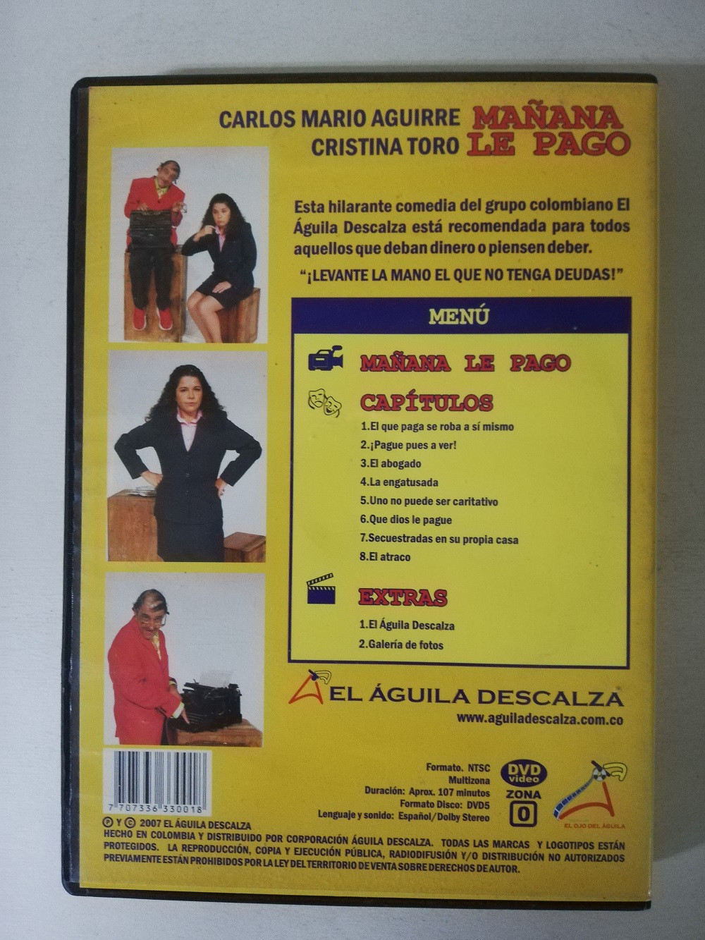 Imagen DVD MAÑANA LE PAGO - EL AGUILA DESCALZA 2