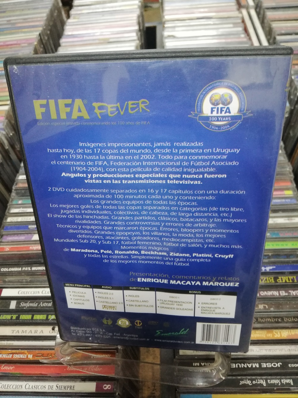 Imagen DVD PELICULA DOCUMENTAL FIFA FEVER 2