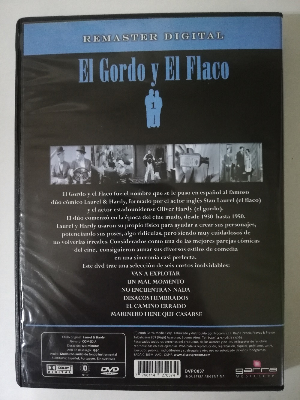 Imagen DVD X 2 EL GORDO Y EL FLACO - 6 EPISODIOS 2
