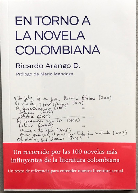 Imagen En torno a la novela colombiana. Ricardo Arango D. 1