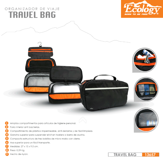 Imagen Estuche de Viaje Ecology Travel Bag 5