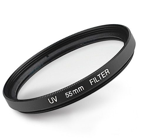Imagen Filtro UV 55 mm Para Cámaras Profesionales 1