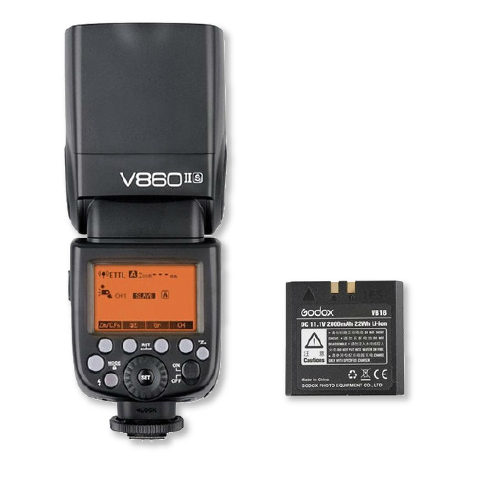 Imagen Flash V860II-s GODOX para Sony