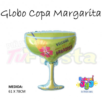ImagenGlobo copa margarita Metalizado 