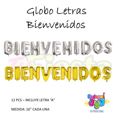 ImagenGlobo Letras Bienvenidos-a 