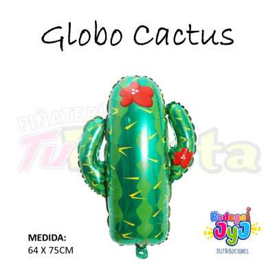 ImagenGlobo Metalizado Cactus 