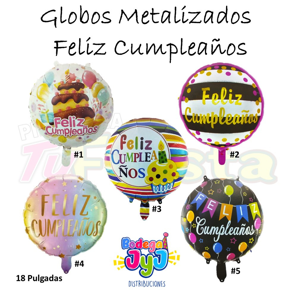 Imagen Globo Metalizado Feliz Cumpleaños 18" 1