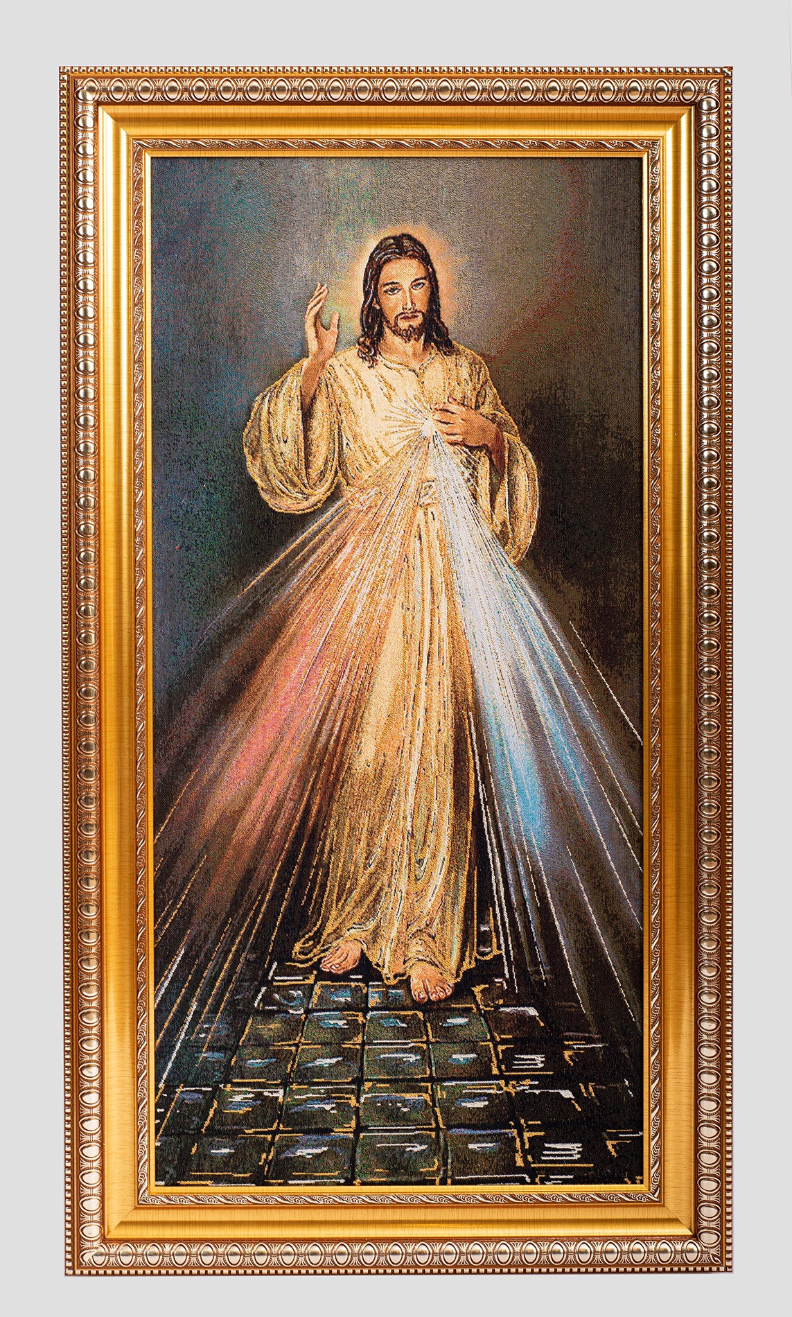 Imagen Gobelino De Jesús Misericordioso De 90 x 50 cm 