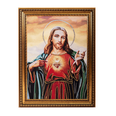 ImagenGobelino del Sagrado Corazón De Jesus 85 x 60 Cm 