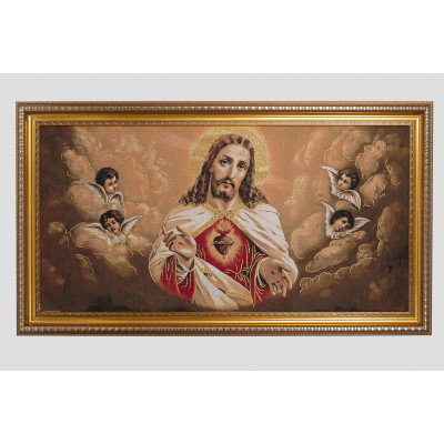 ImagenGobelino Sagrado Corazón De Jesus De 135 x 75 cm