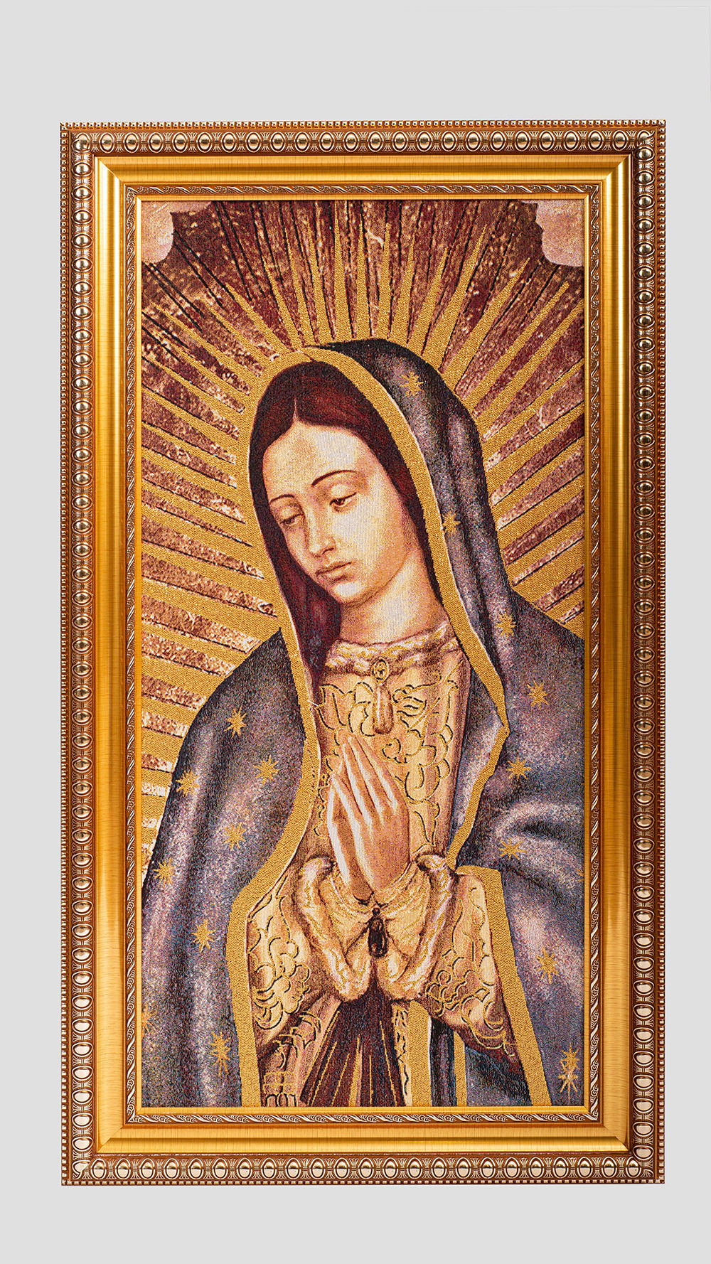 Imagen Gobelino Virgen De Guadalupe De 90 x 50 cm 1