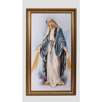 ImagenGobelino Virgen Milagrosa De 135 x 75 cm