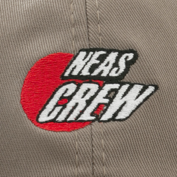 Imagen Gorra Drill Beige bordado Neas Crew punto rojo/ nuevo material 2