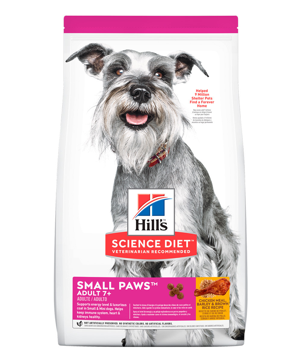 Imagen Hill's Science Diet Adult 7+ Small Paws, alimento para perros adultos mayores de razas pequeñas y miniatura 2 kg. 1