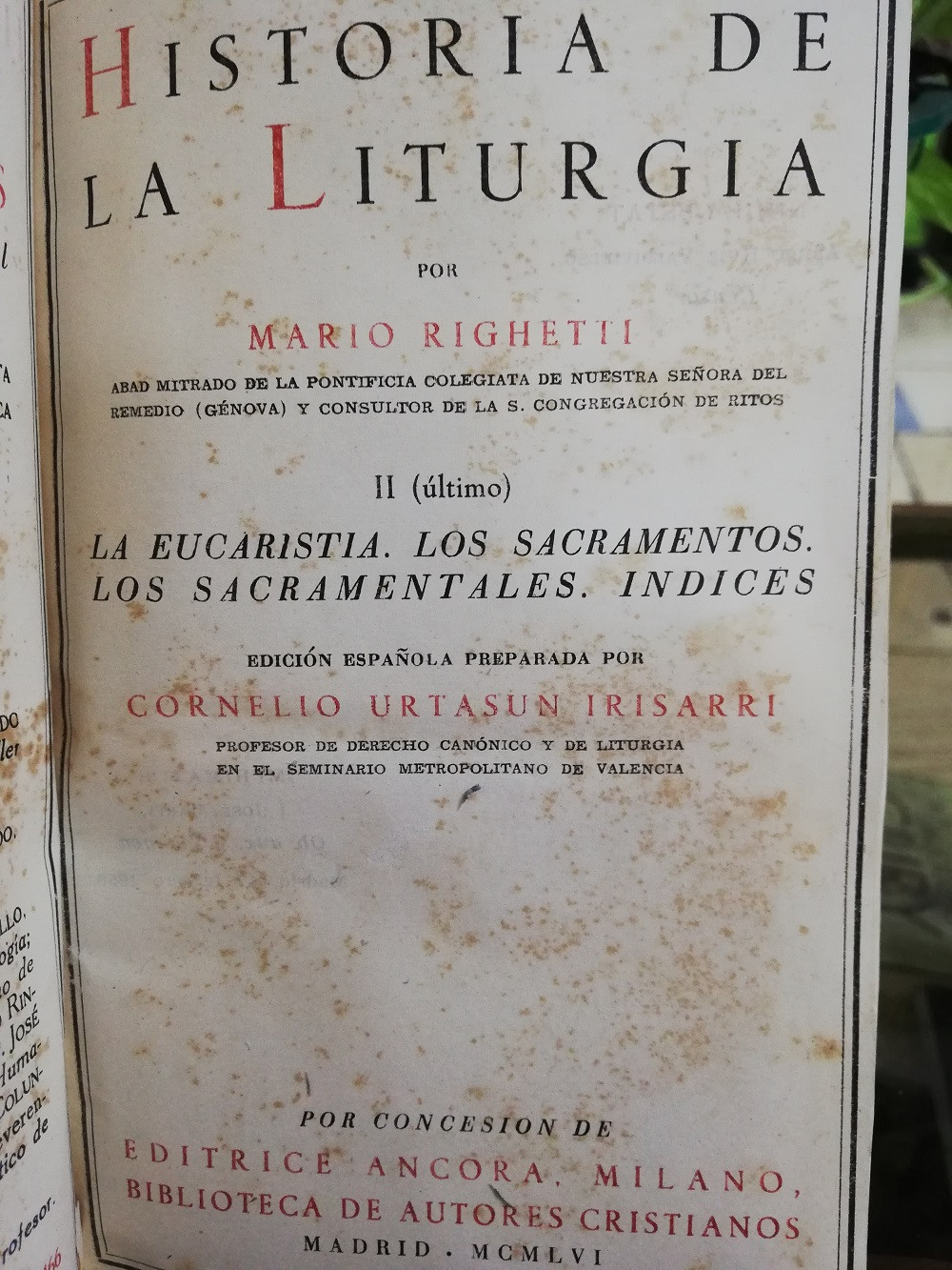 Imagen HISTORIA DE LA LITURGIA - MARIO RIGHETTI 4