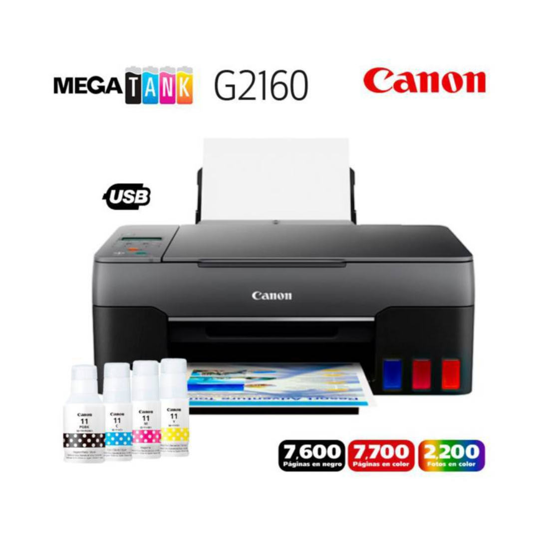 Impresora Canon G2160 Multifuncional- Tinta Continua – Amplía y
