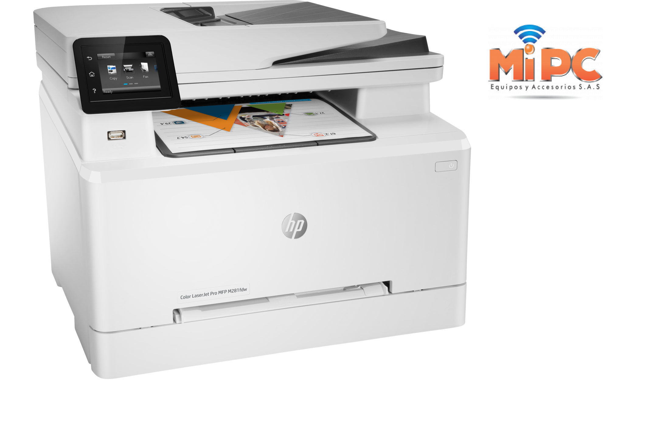 Imagen Impresora Multifunción HP Color LaserJet Pro M281fdw  3