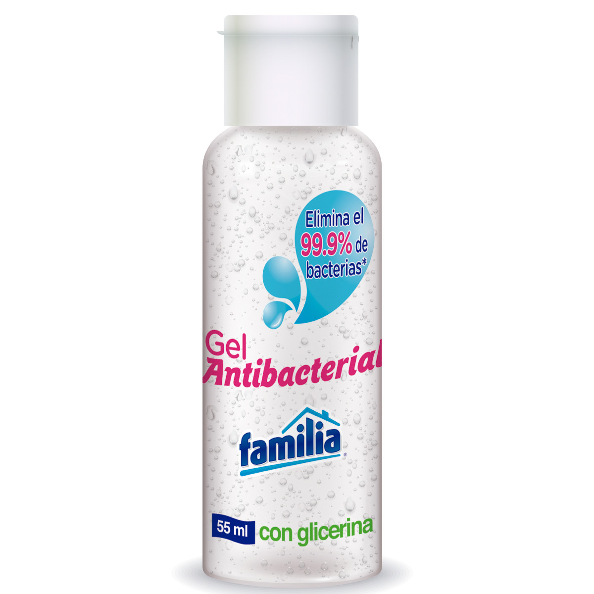 Imagen Inactiva Gel Antibacterial Familia x 55 Ml 1