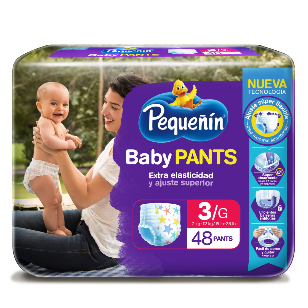 Imagen Inactiva Panal Pequeñín Baby Pants Etapa 3 x 48 und 1