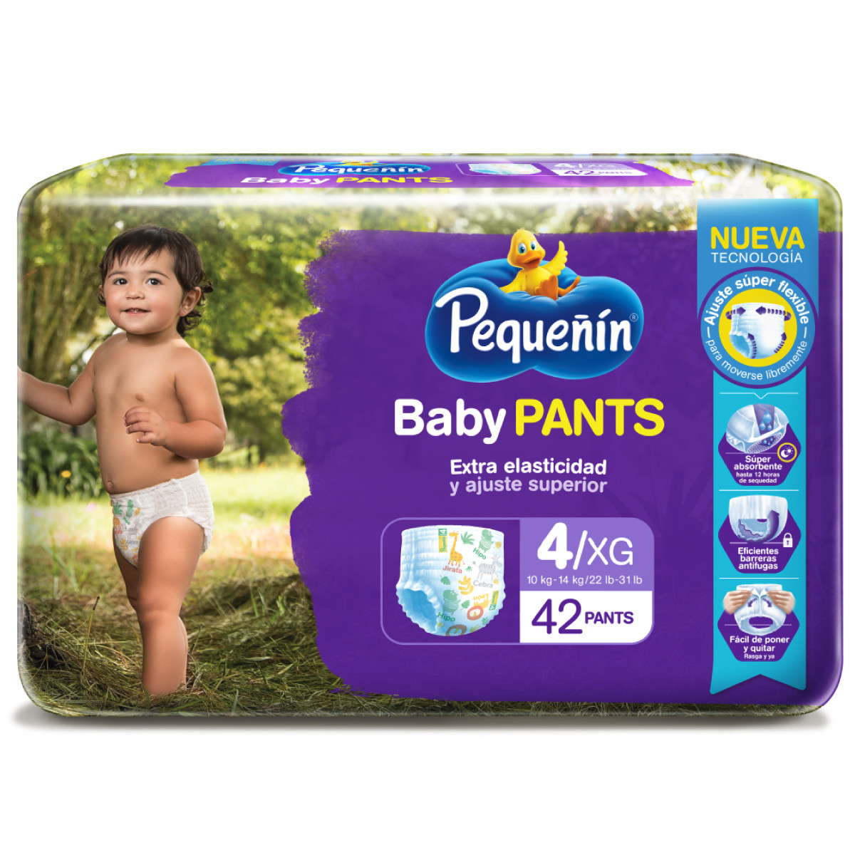 Imagen Inactiva Pañal Pequeñín Baby Pants Etapa 4 x 42 und