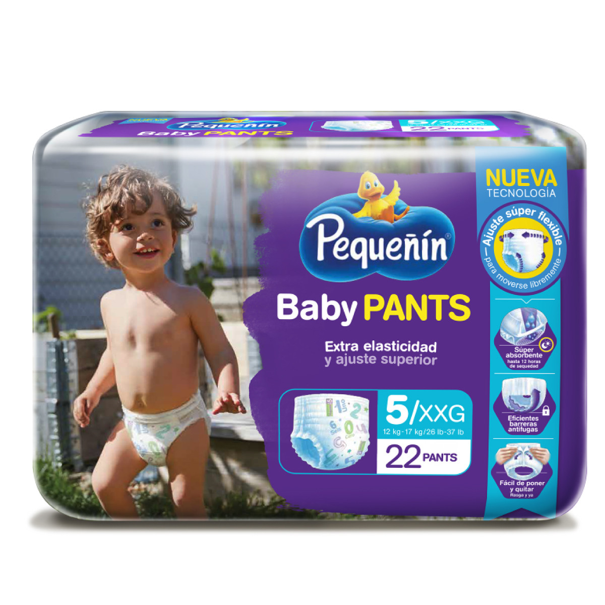 Imagen Inactiva Panal Pequeñín Baby Pants Etapa 5 x 22 und 1