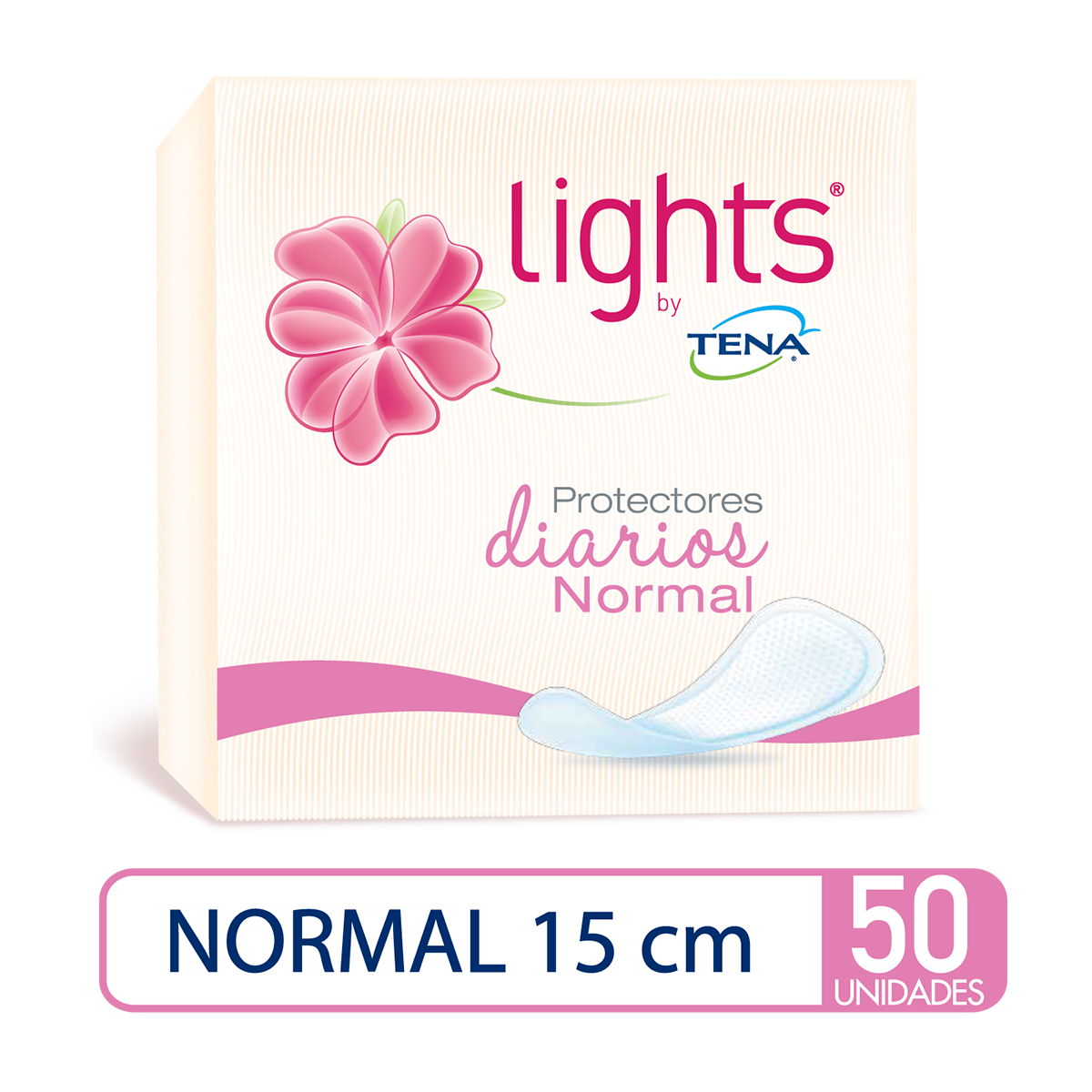 Imagen Inactiva Protector Femenino Lights by TENA Normal x 50 Und