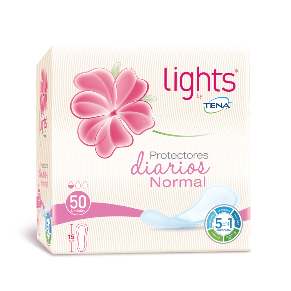 Imagen Inactiva Protector Femenino Lights by TENA Normal x 50 Und 2