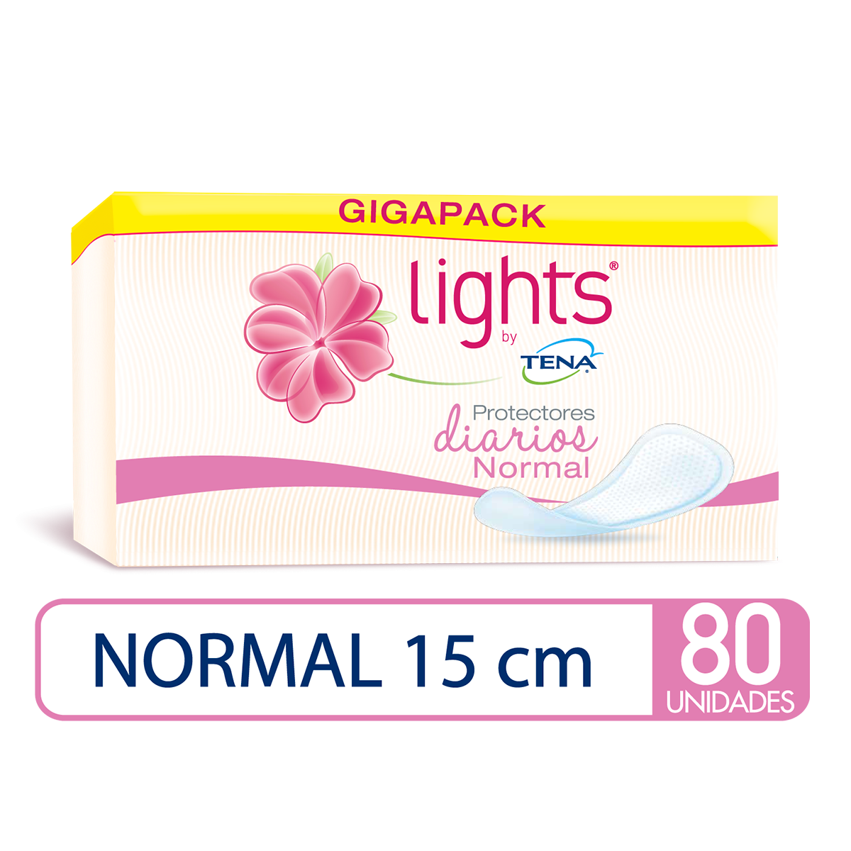 Imagen Inactiva Protector Femenino Lights by TENA Normal x 80 Und