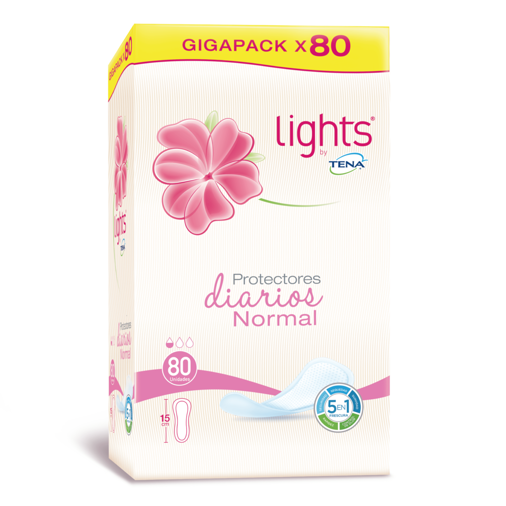 Imagen Inactiva Protector Femenino Lights by TENA Normal x 80 Und 2