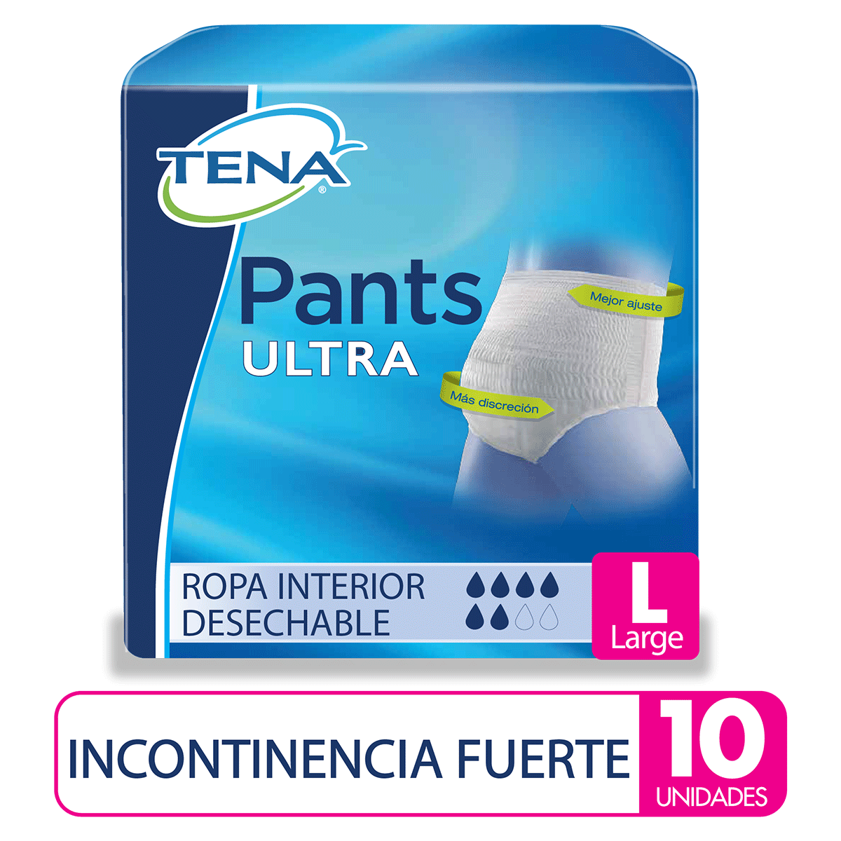 Imagen Inactiva Ropa interior absorbente TENA Pants Ultra L x 10 Und