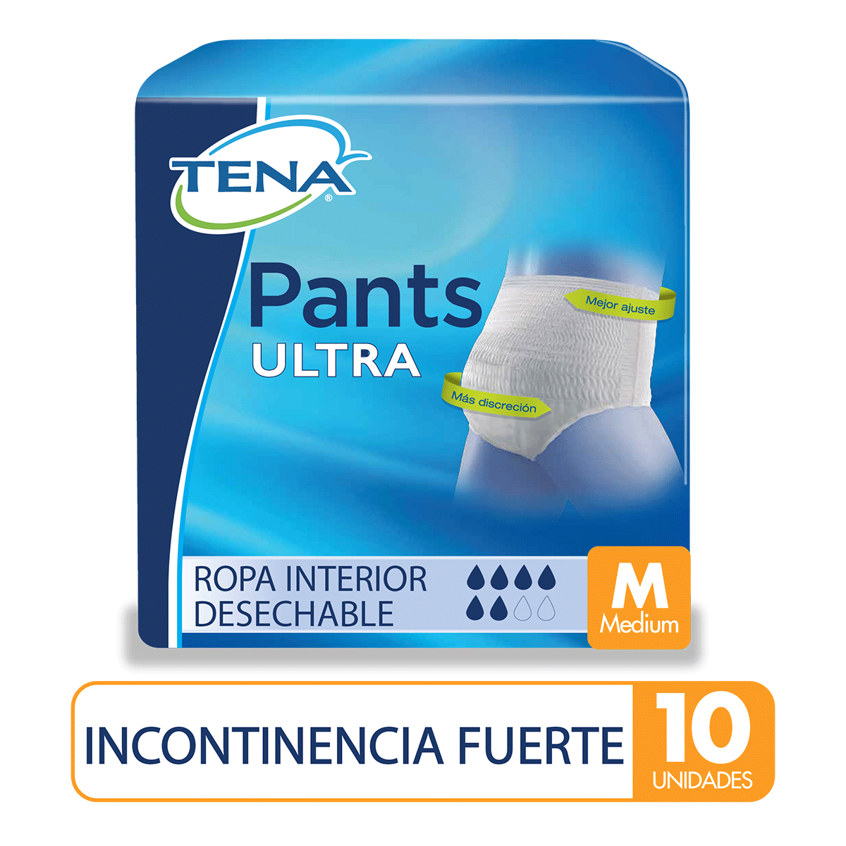 Imagen Inactiva Ropa interior absorbente TENA Pants Ultra M x 10 Und