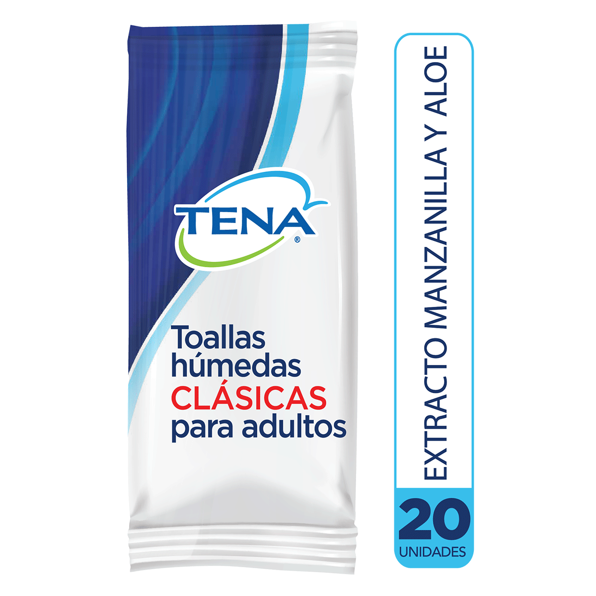 Imagen Inactiva Toallas Húmedas Clásicas TENA x 20 Und