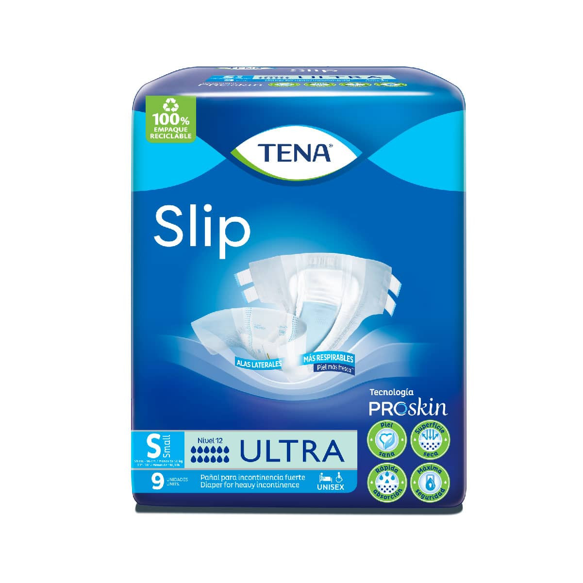 Imagen inactivo Pañal TENA Slip Ultra S x 9 Und 3