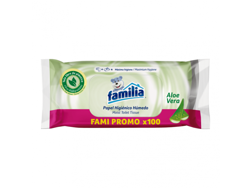 Papel Higienico Humedo FAMILIA 100 und