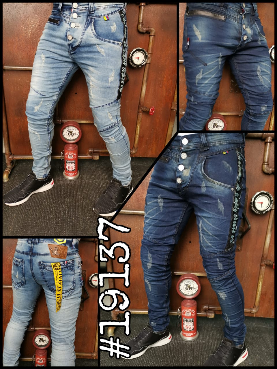 Jeans de hombre: CHALOMY5 Colombiamoda, basic trends, moda Colombia