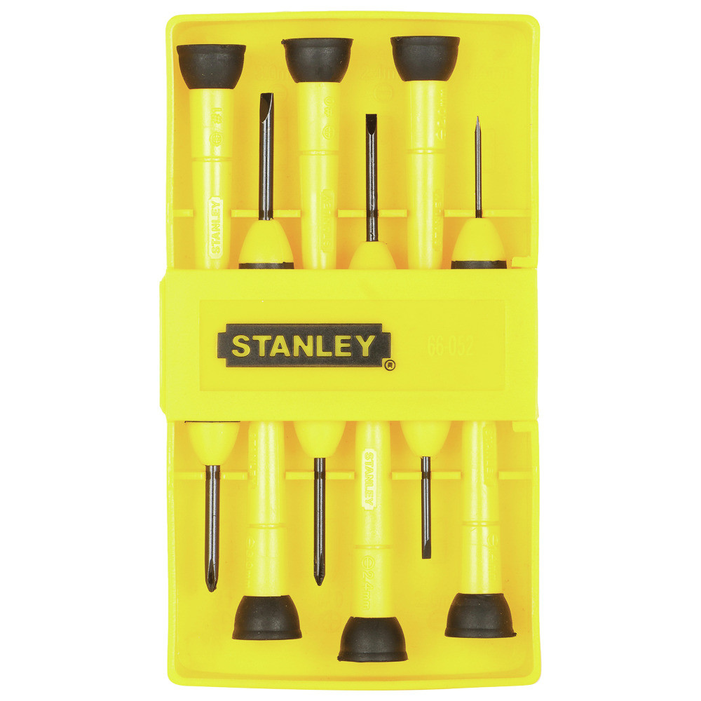 Imagen Juego de 6 destornilladores de precisión 66-052 Stanley 1