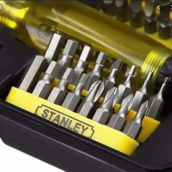 ImagenJuego de destornillador de ratchet con puntas intercambiables 47 piezas 68-736 Stanley