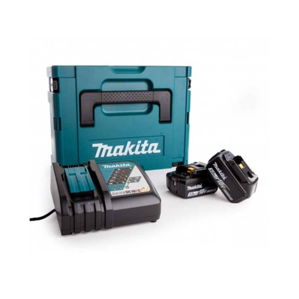 Imagen Kit de baterias (2) 18V y cargador (1) Makita 198052-4 
