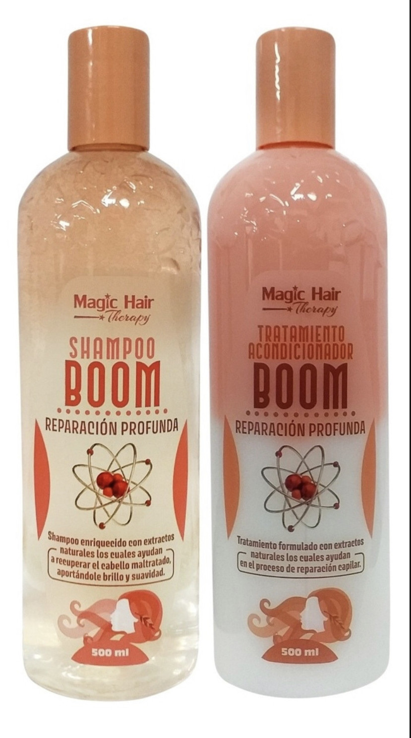 Imagen Kit Shampoo y Acondicionador Boom Magic Hair
