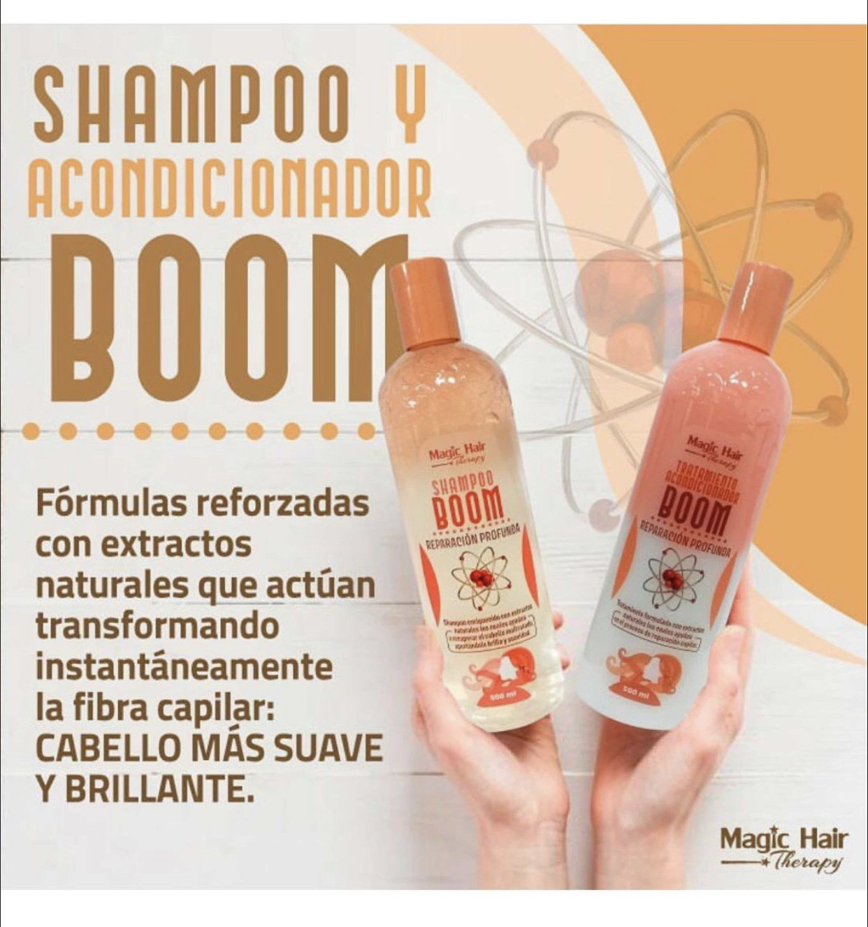 Imagen Kit Shampoo y Acondicionador Boom Magic Hair 3