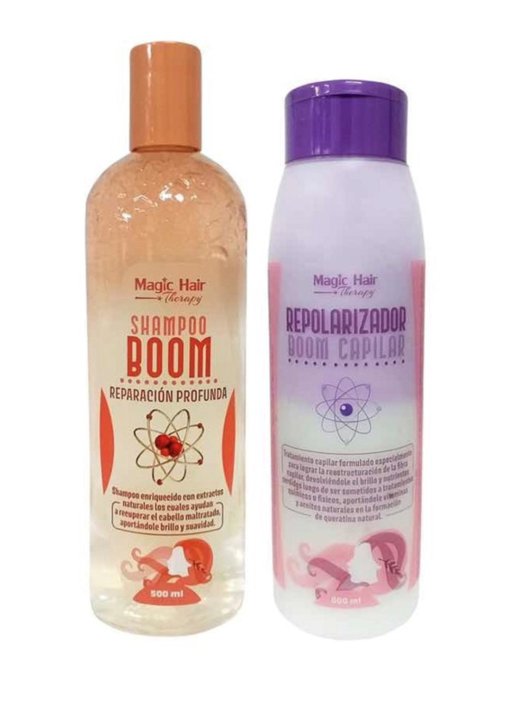 Imagen Kit Shampoo y Repolarizador Boom Magic Hair 1