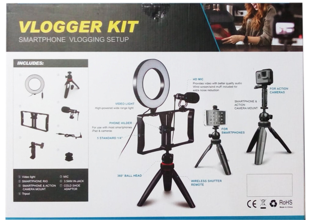 Imagen Kit Vloggero Smartphone Setup ARO PK3 2