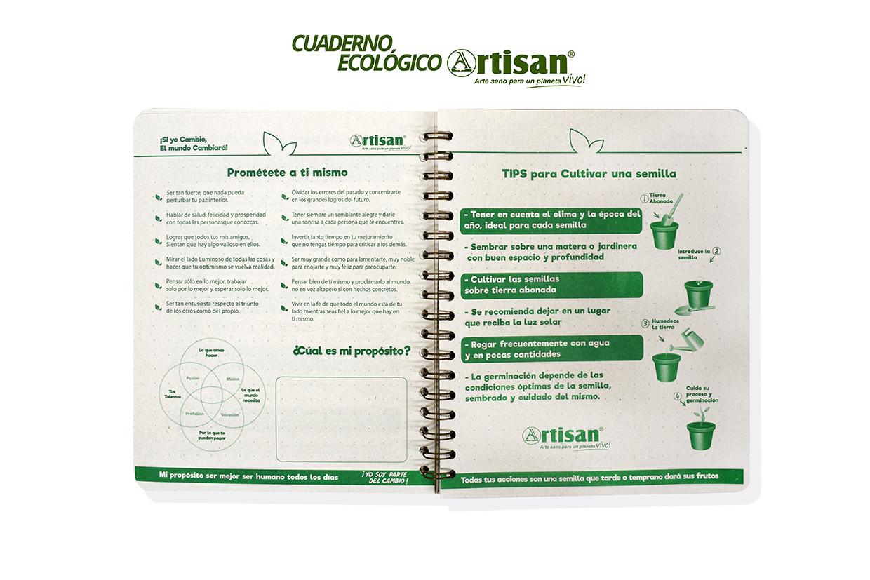 Imagen Kit x 3 Cuadernos Ecológicos Artisan 5
