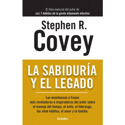 ImagenLa sabiduría y el legado. Stephen R. Covey